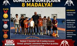Gömeçli 8 güreşçiden 8 madalya