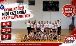 Ayvalıkgücü Midi Kızlarına Rakip Dayanmıyor