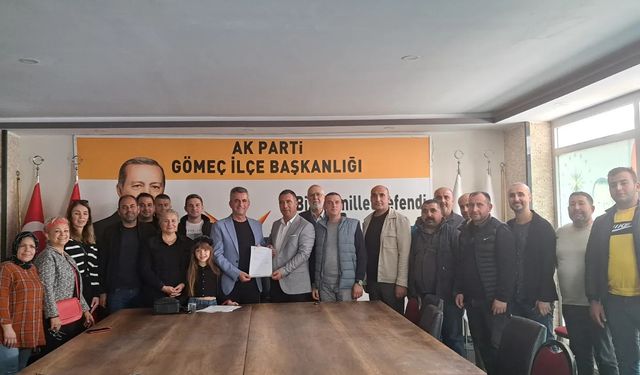 AK Parti Gömeç’te ilk aday adayı Hakan Gürtepe oldu