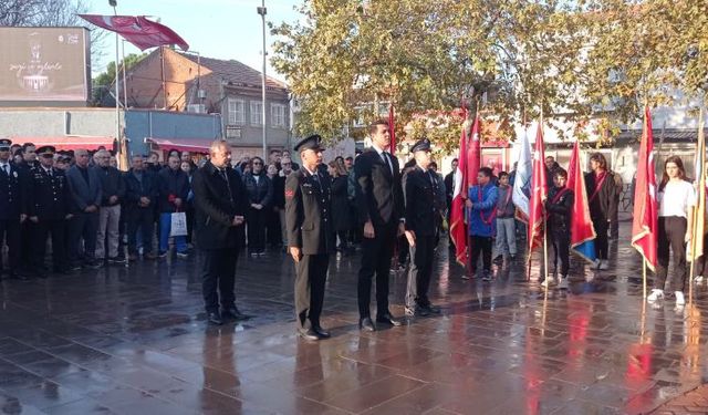 Saat 09.05'de Gömeç'te hayat durdu