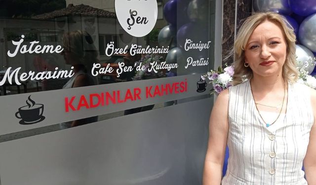 Gömeç’te kadınlar kahvehanesi açıldı