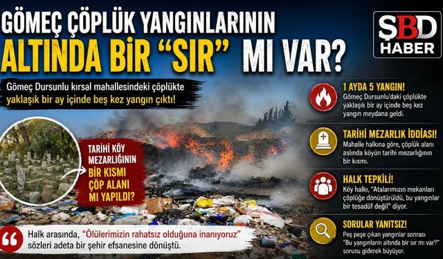Gömeç çöplük yangınlarının altında bir “Sır” mı var?