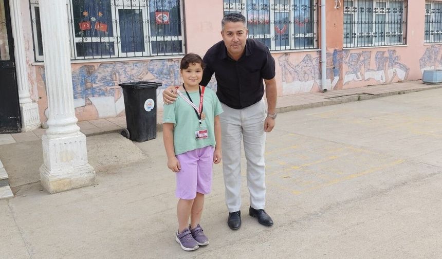 Ahmet Tulun Himam İlkokuluna bir madalya daha
