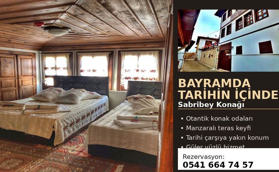 Bayramda tarihle iç içe olmak için Sabribey Konağı