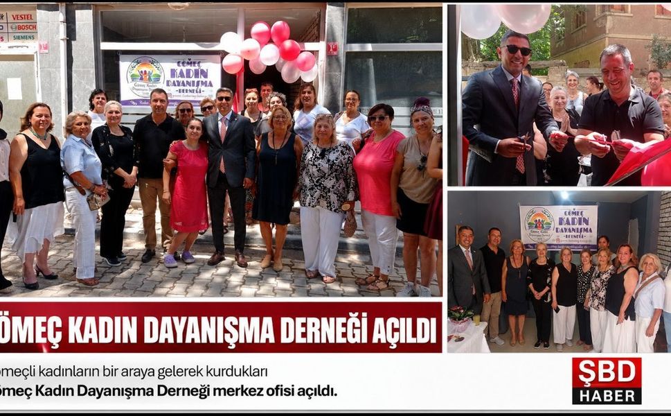 Gömeç Kadın Dayanışma Derneği açıldı