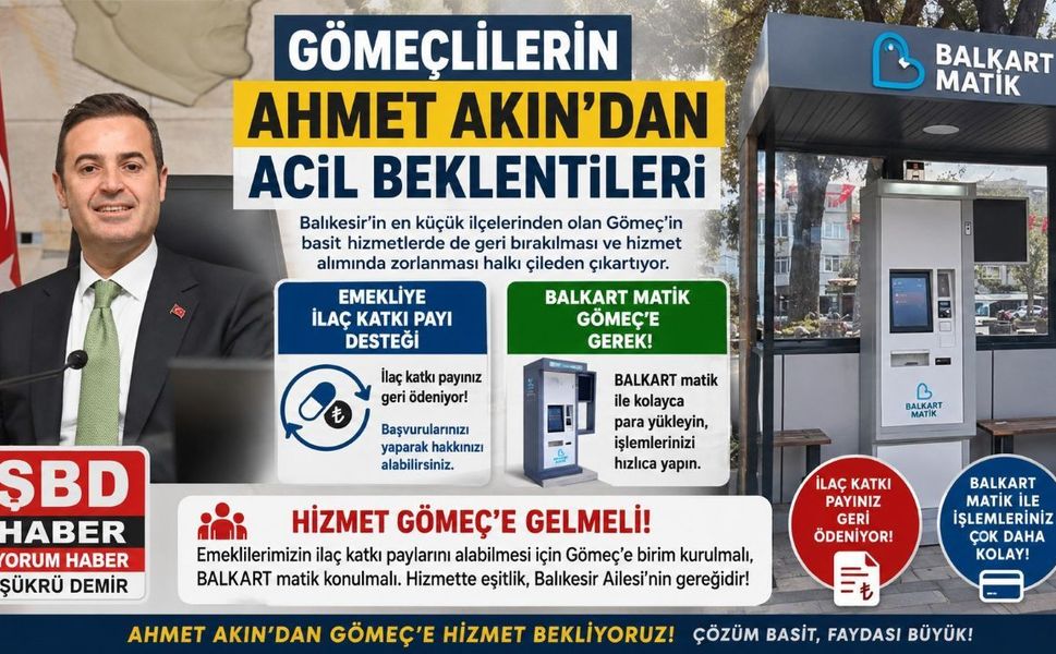 Gömeçlilerin Ahmet Akın’dan acil beklentileri